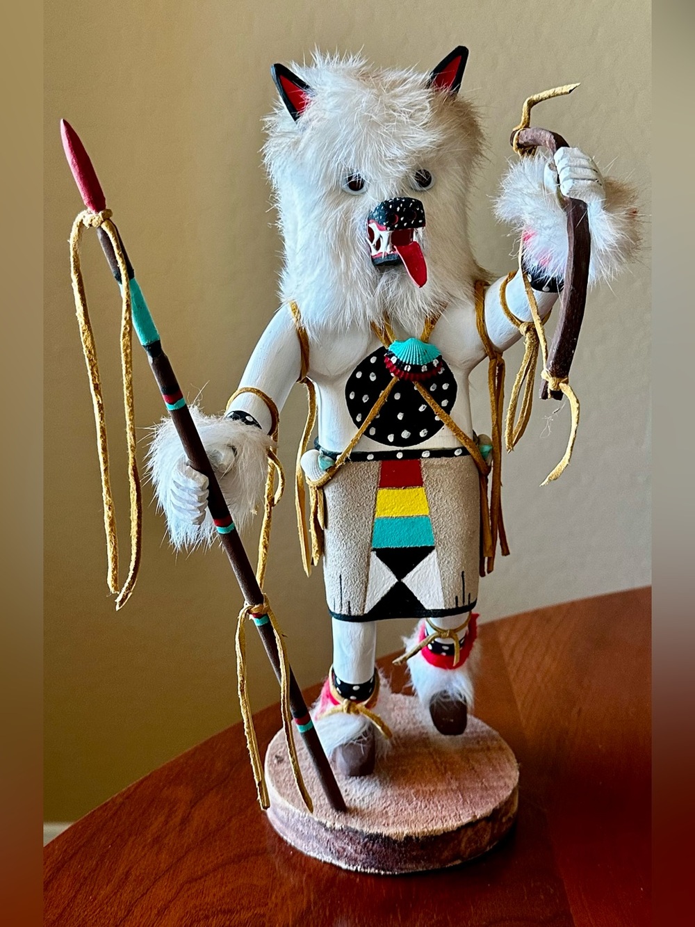 Kachina Doll Handmade. Preowned in good condition. Unsigned. Read description.
